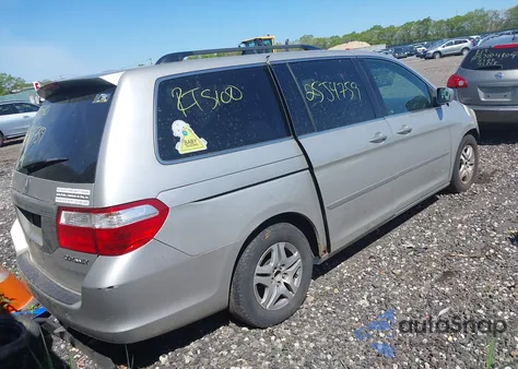 2005 Honda Odyssey Ex из США, поврежденный, VIN 5FNRL38425B423534